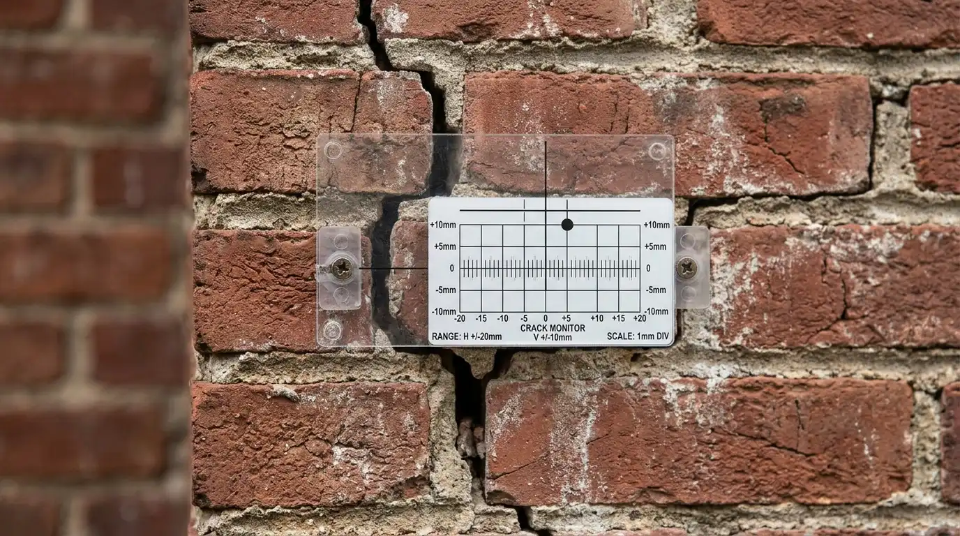 Foundation Concrete Crack Measurement Calipers